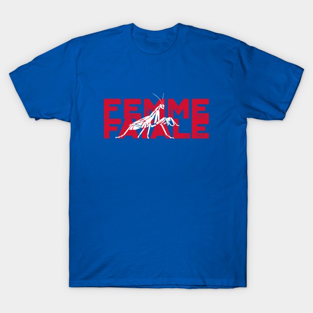 Femme Fatale (Praying Mantis) T-Shirt by geekbias